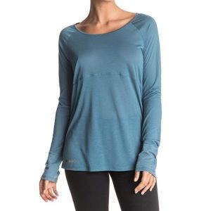 NWT ROXY Dalena long sleeve top, Sz L